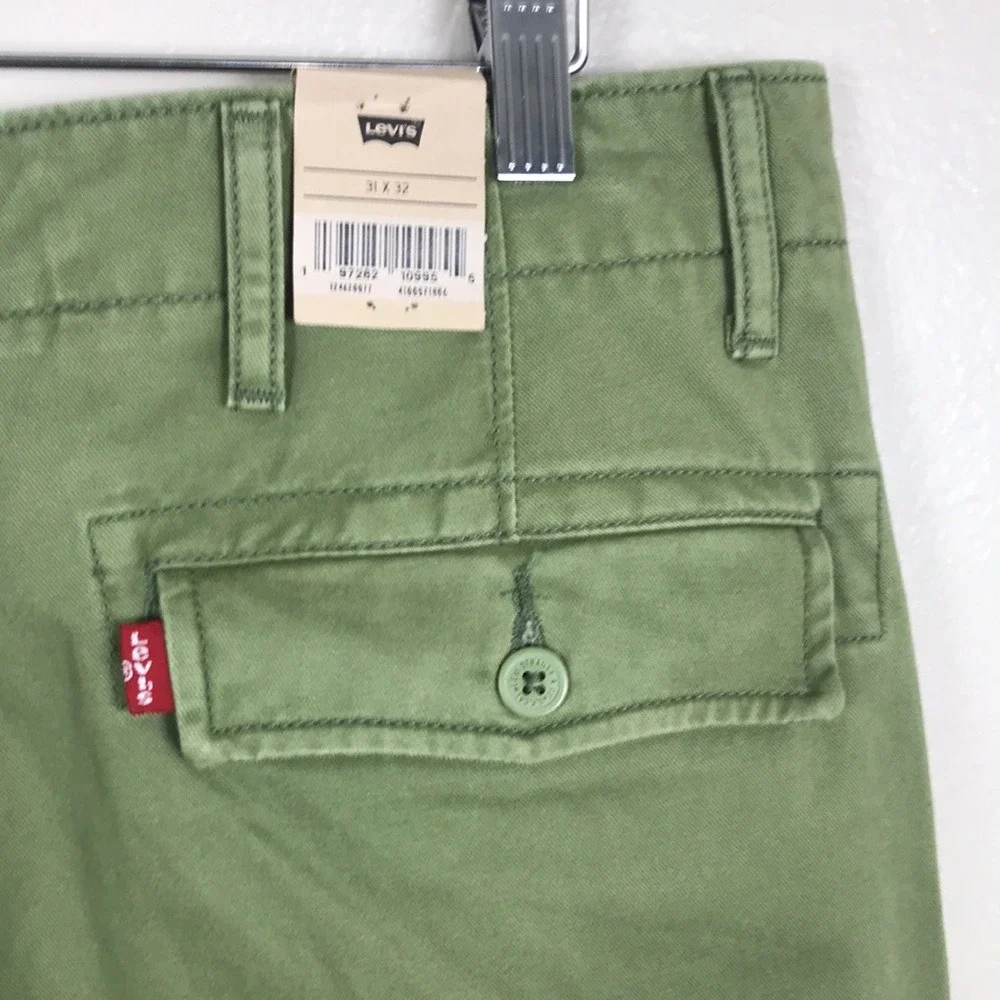 Levi's Men's 31x32 Olive Ace Cargo Pants Utility Y2K NEW‎